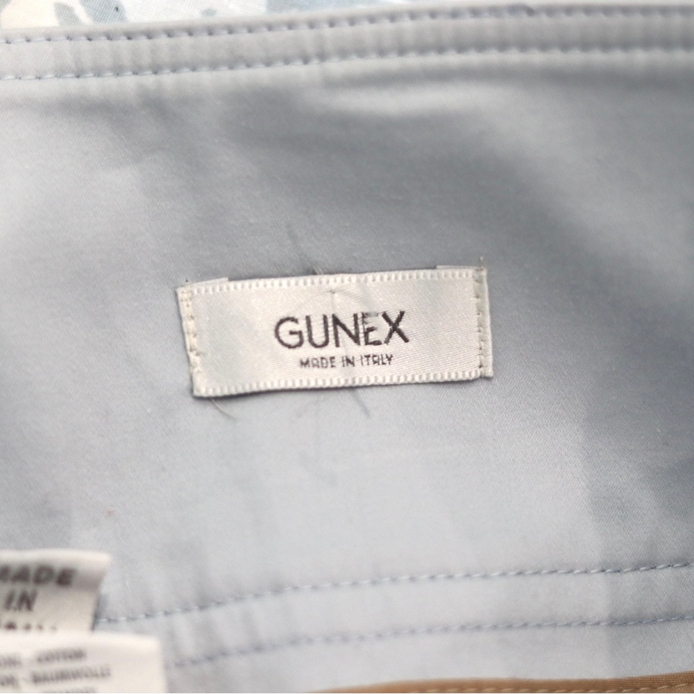 Designer Gunex for Brunello Cucinelli Cotton Blend Baby Blue 6 Luxury Italy - Picture 3 of 7